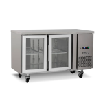 MESA REFRIGERADA 2PTS DE VIDRIO