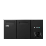 BACKBAR REFRIGERADA 2PTS - BLACK EDITION